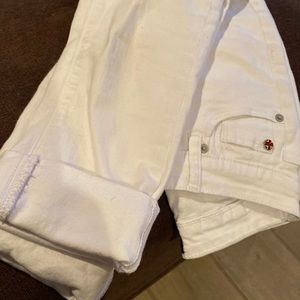 Girls Hudson White Jeans